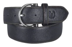 Kerrits® Woodstock Pebbled Leather Belt 12 Kerrits® Woodstock Pebbled Leather Belt -Amigo Sales Store 30462 woodstockleatherbelt indigo 01