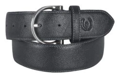Kerrits® Woodstock Pebbled Leather Belt 11 Kerrits® Woodstock Pebbled Leather Belt -Amigo Sales Store 30462 woodstockleatherbelt obsidian 01