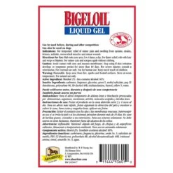 Bigeloil 14oz Liquid Gel -Amigo Sales Store 427947 labelback