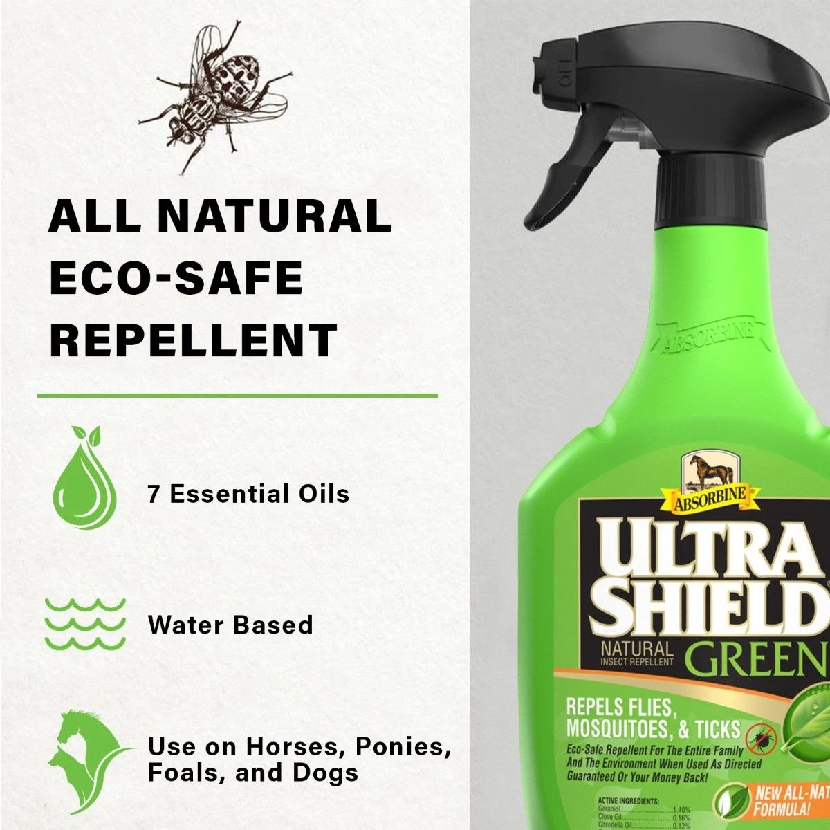 UltraShield® Green Natural Fly Repellent 5 UltraShield® Green Natural Fly Repellent - Image 3