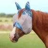 Cashel Crusader Fly Mask Standard W/ Ears 2 Cashel Crusader Fly Mask Standard W/ Ears -Amigo Sales Store blue zig zag