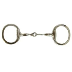Coronet Slow Twist Flat Ring Eggbutt Snaffle Bit