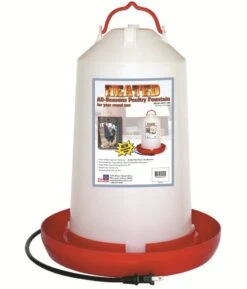 Farm Innovators Plastic Heated Poultry Fountain HPF-100