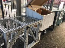 Small Lean-To Chicken Coop With Run On Wheels -Amigo Sales Store img 1471