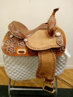 Tex Tan Barrel 14" Semi -Amigo Sales Store img 20230916 115049