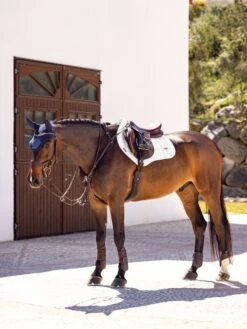 LeMieux Loire Memory Close Contact Square Pad -Amigo Sales Store it01189 lifestyle loirememoryclosecontactsquare white 4 copy