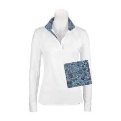 RJ Classics Ladies Maddie 37.5 Show Shirt -Amigo Sales Store maddie md500jj blue paisley swatch