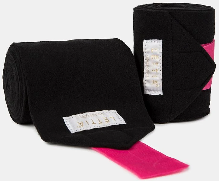 NEW! LÉTTIA Collection ICE Black & Pink Polo Wraps 3 NEW! LÉTTIA Collection ICE Black & Pink Polo Wraps