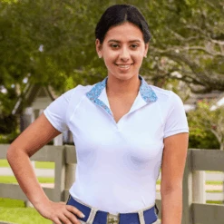 RJ Classics Ladies Sadie 37.5 Short Sleeve Show Shirt 8 RJ Classics Ladies Sadie 37.5 Short Sleeve Show Shirt -Amigo Sales Store sadie floral