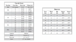 RJ Classics Sydney II Ladies Show Jacket -Amigo Sales Store size chart 2